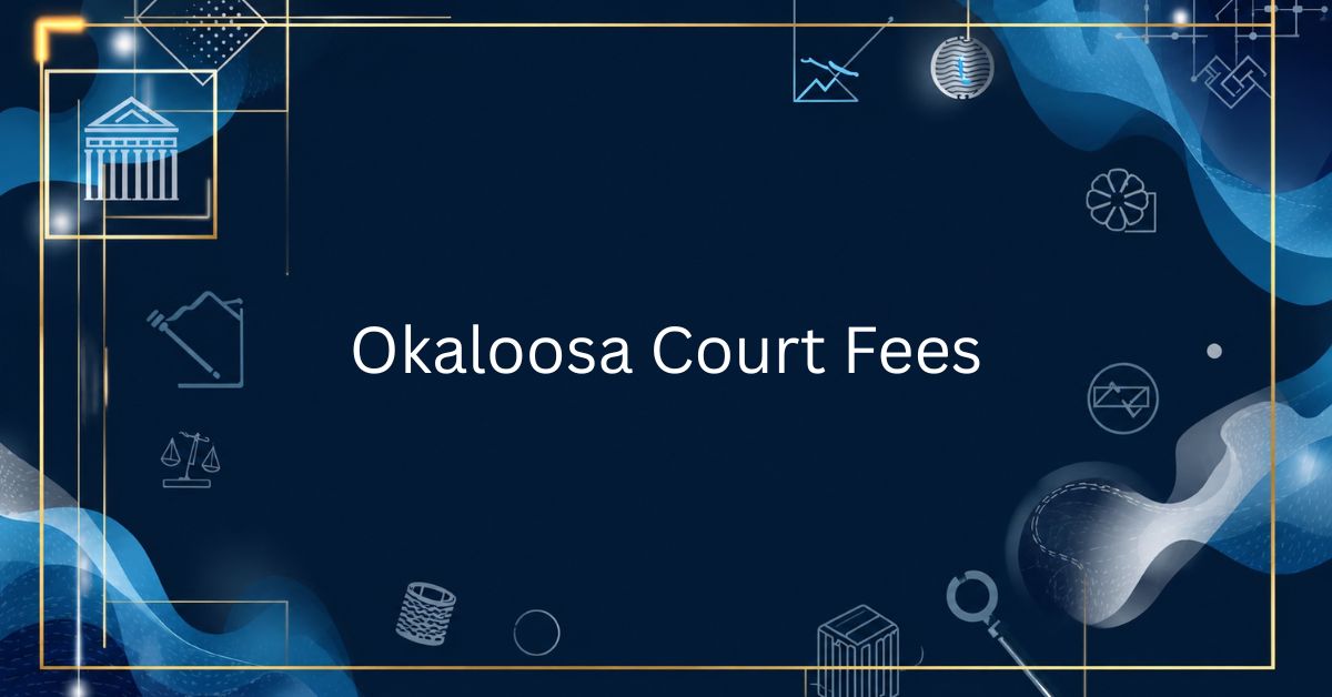 Okaloosa Court Fees
